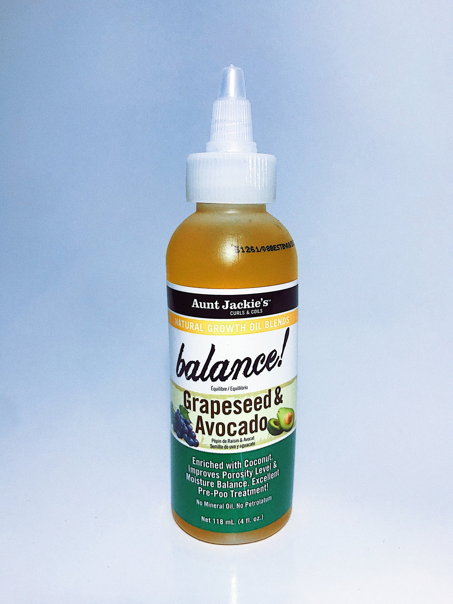 Aunt Jackie’s Balance! Grapeseed & Avocado Oil