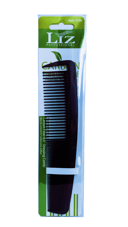 Liz Professional Carbon Fiber Comb 8.5 Dressing Comb