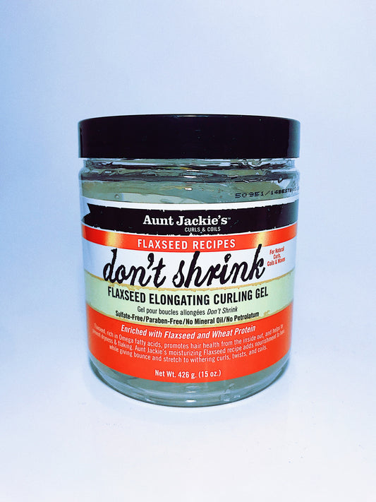 Aunt Jackie's Don't Shrink Flaxseed Elongating Curling Gel