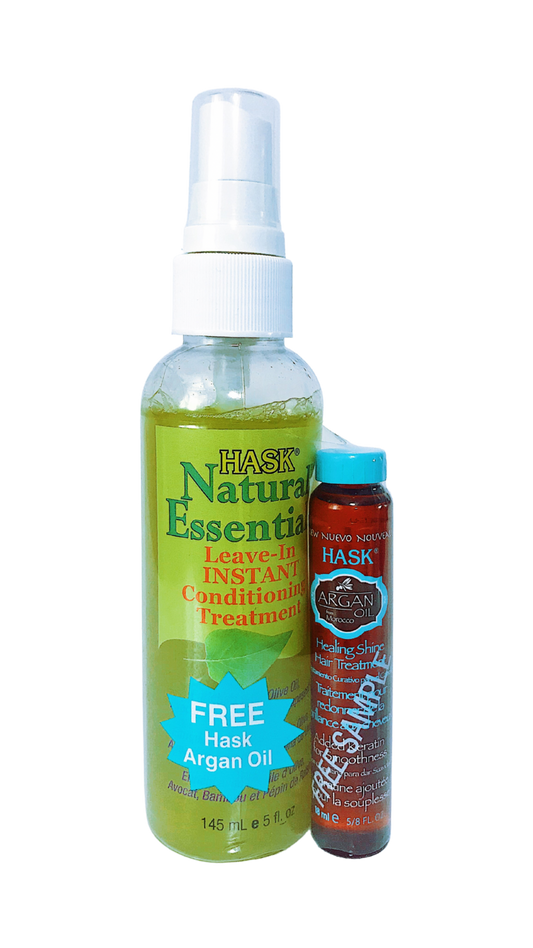HASK Natural Essentials Leave-In Instant Conditioning Treatment + Argan Oil