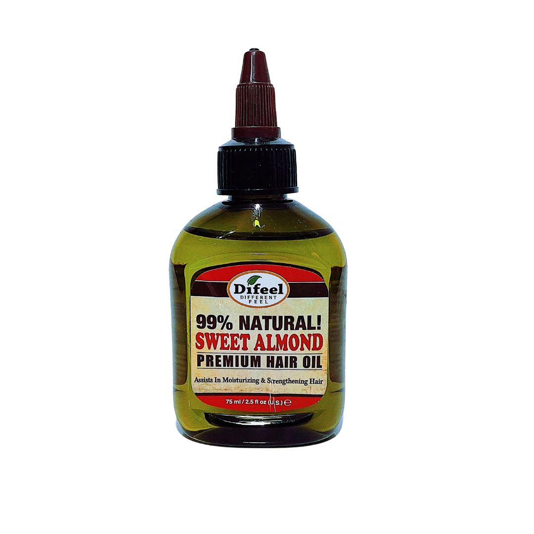 Difeel 99% Natural Sweet Almond Premium Hair Oil